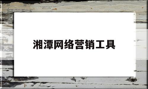 湘潭网络营销工具(湘潭网络营销工具专卖店)