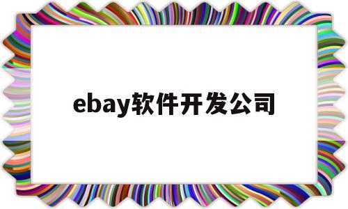 ebay软件开发公司(ebay公司介绍)